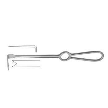 Obwegeser Ramus Retractor (Nasal Spine Retractor) Stainless Steel, 22 cm - 8 3/4" Blade Size 45 x 10 mm